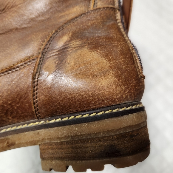 Roots Brown Leather Shearling Winter Women's Boots - Picture 8 of 14